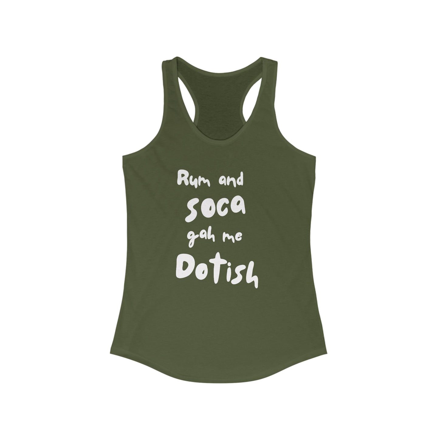 RUM AND SOCA GAH ME DOTISH Women's Tank Top