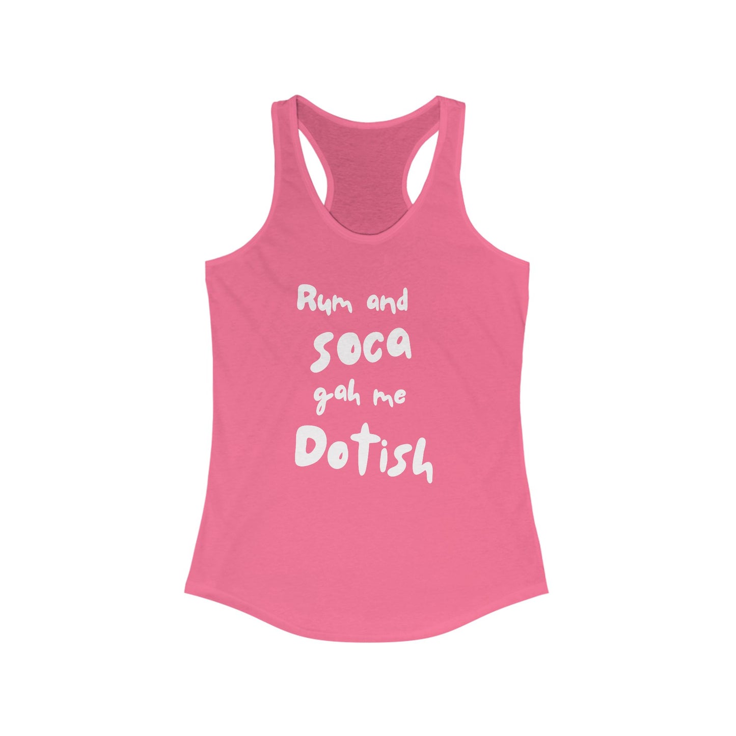 RUM AND SOCA GAH ME DOTISH Women's Tank Top
