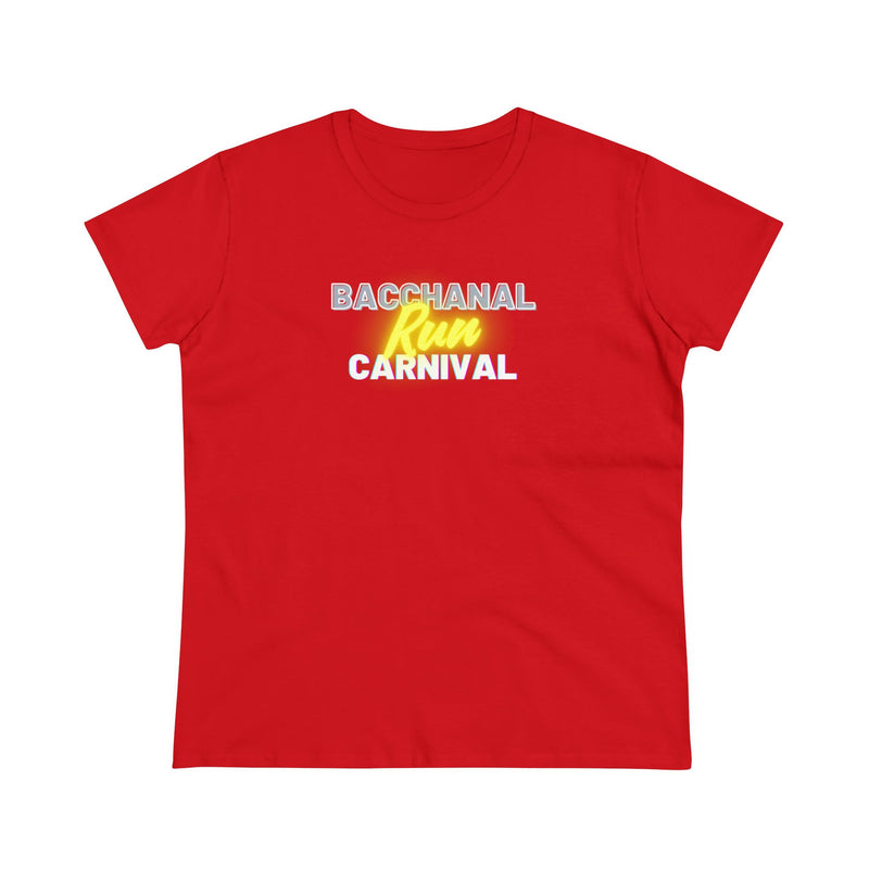 BACCHANAL RUN CARNIVAL Women's Cotton Tee