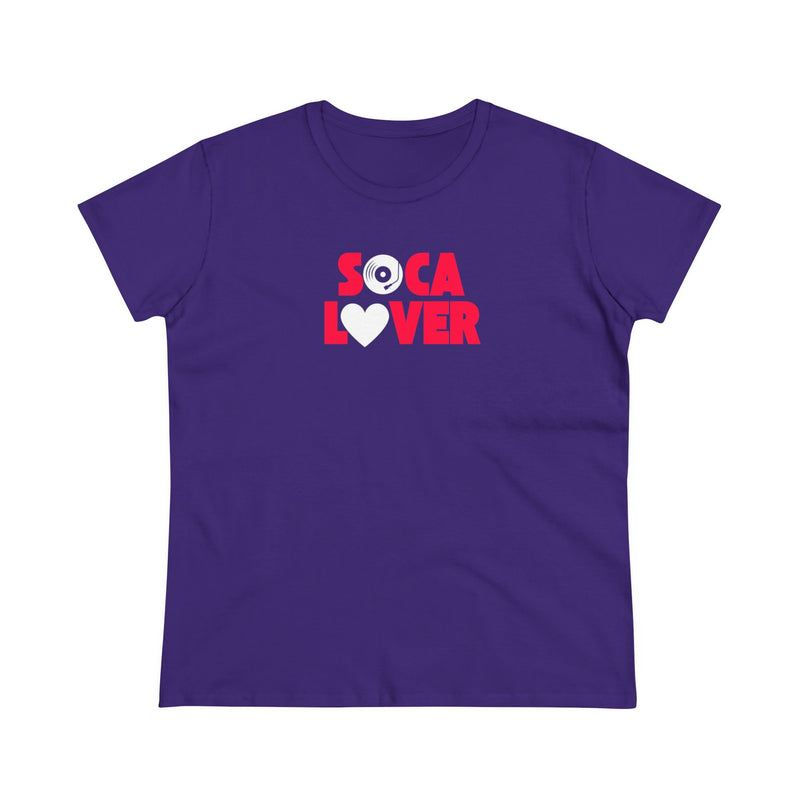 SOCA LOVER RECORD Women' Cotton Tee