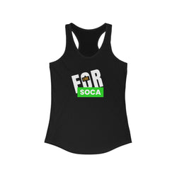 LIVE FOR SOCA Women's Racerback Tank