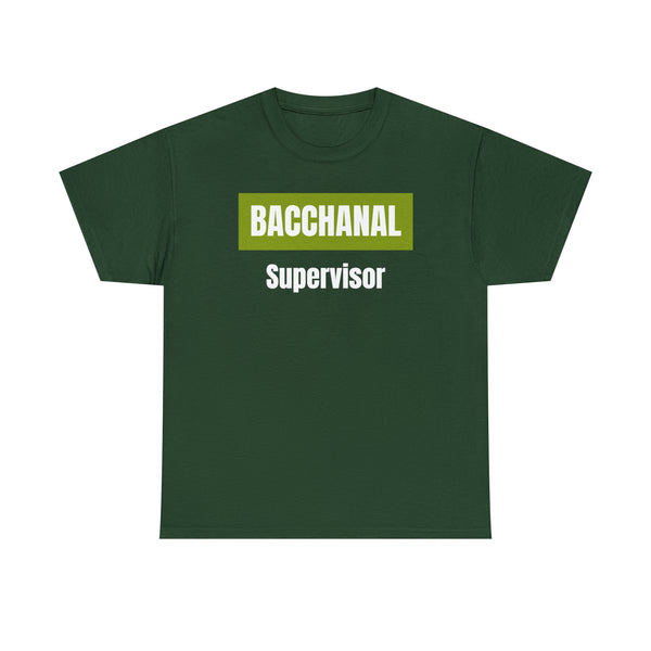 BACCHANAL SUPERVISOR Unisex  Cotton Tee