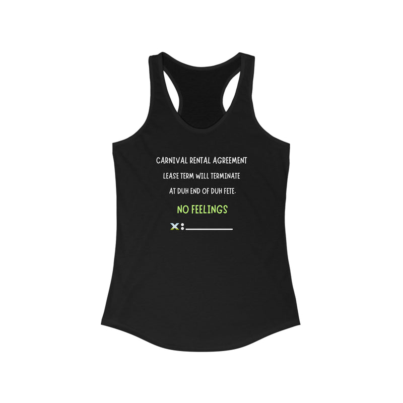 CARNIVAL RENTAL AGREEMENT Women's  Tank