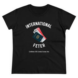 INTERNATIONAL FETER PASSPORT Women's Cotton Tee