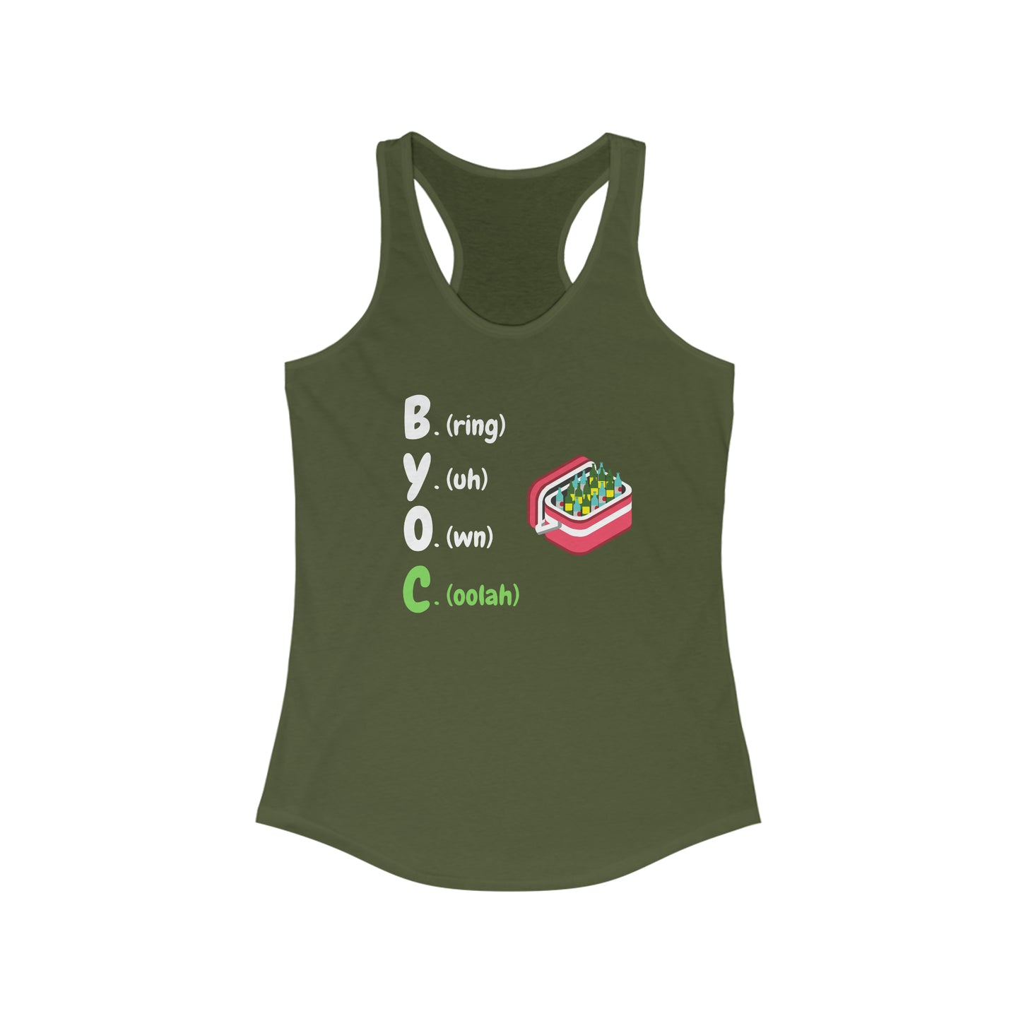 B.Y.O.C Women's Ideal Racerback Tank