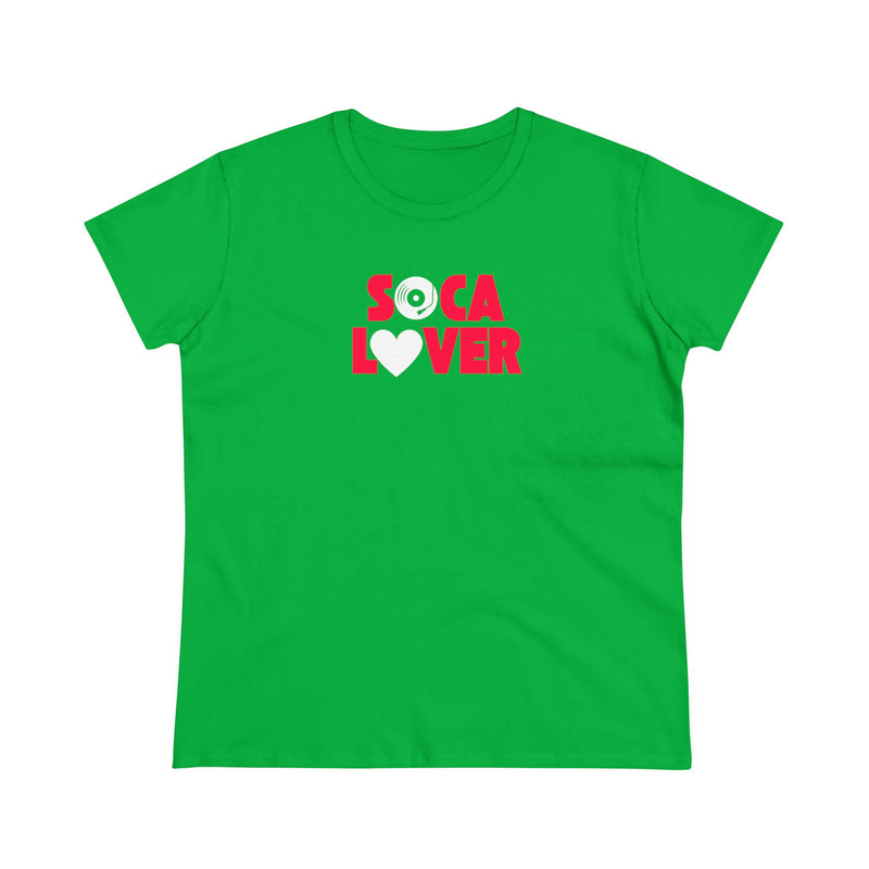 SOCA LOVER RECORD Women' Cotton Tee