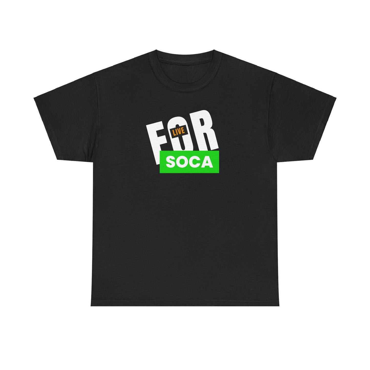 LIVE FOR SOCA Unisex Cotton Tee
