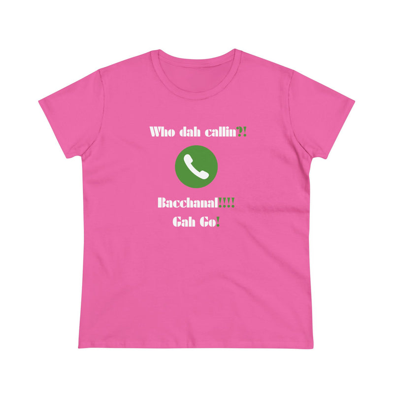 WHO DAH CALLIN Women's Cotton Tee