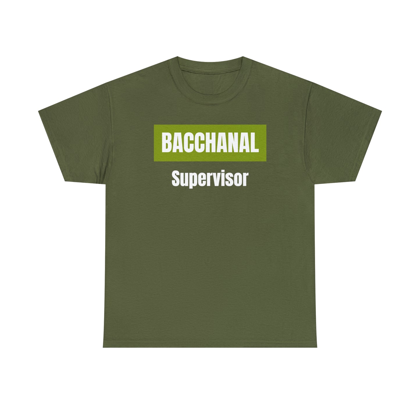 BACCHANAL SUPERVISOR Unisex  Cotton Tee