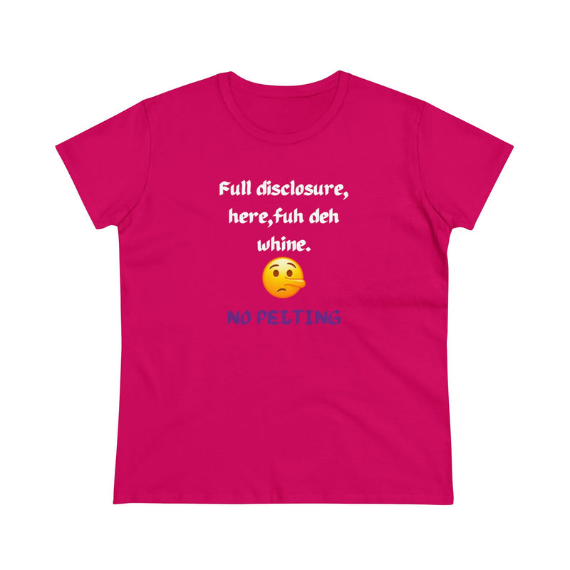 FULL DISCLOSURE Women's Cotton Tee