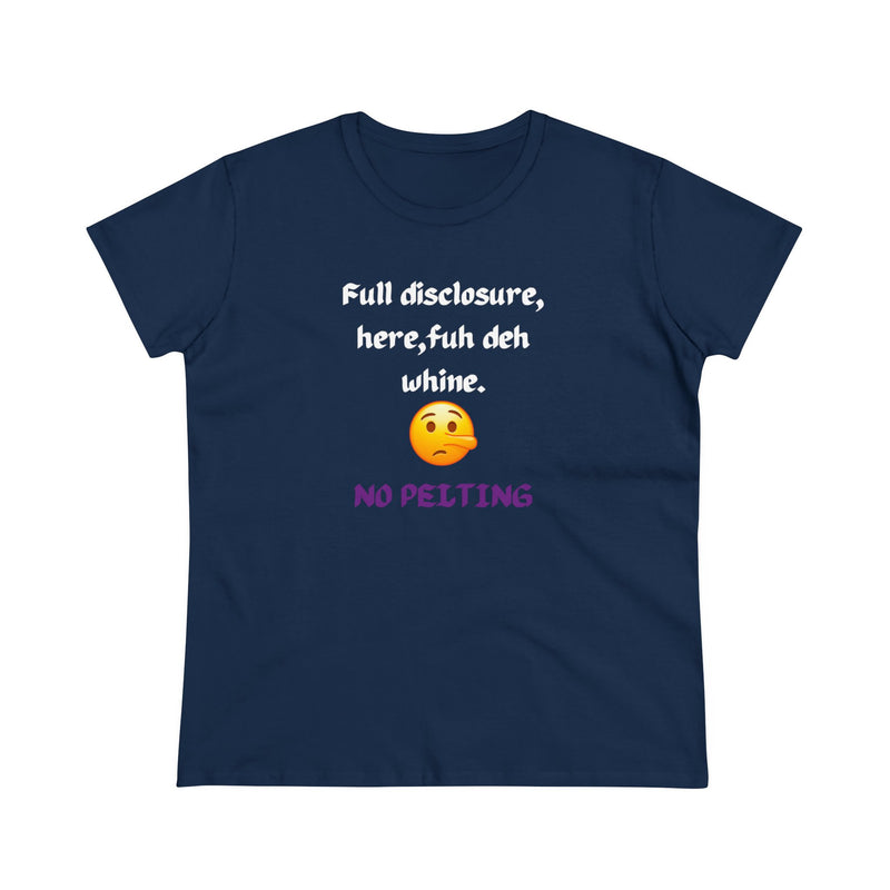 FULL DISCLOSURE Women's Cotton Tee