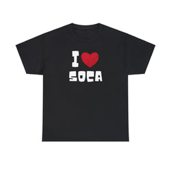 I LOVE SOCA Unisex Cotton Tee