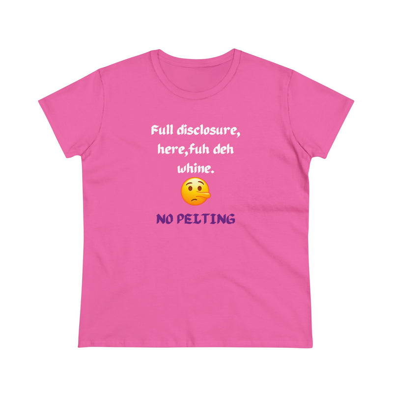 FULL DISCLOSURE Women's Cotton Tee