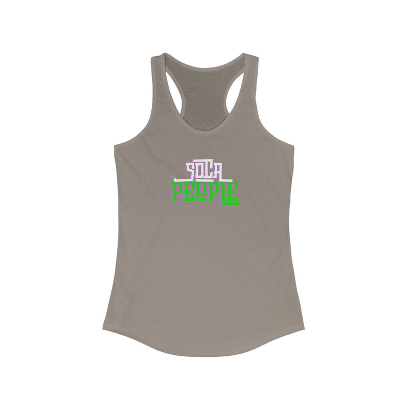 SOCA PEOPLE Women's Racerback Tank