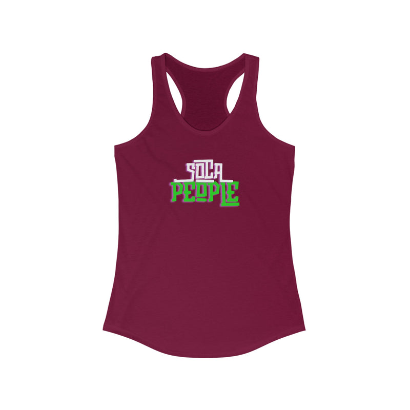 SOCA PEOPLE Women's Racerback Tank