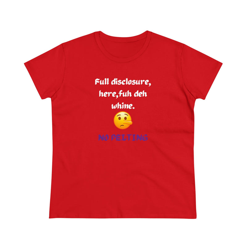 FULL DISCLOSURE Women's Cotton Tee