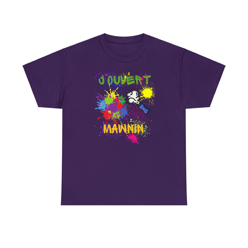 J'OUVERT MAWNIN Unisex Cotton Tee