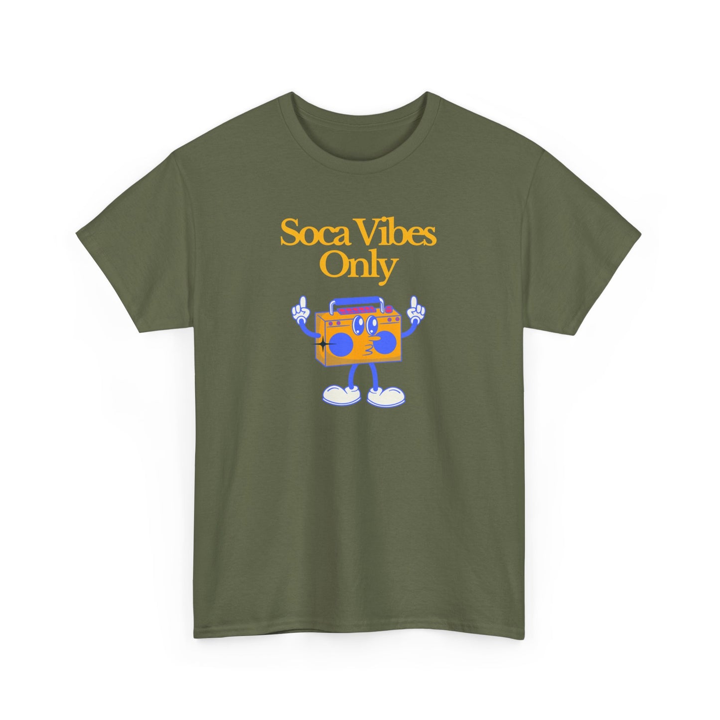 SOCA VIBES ONLY Unisex Cotton Tee