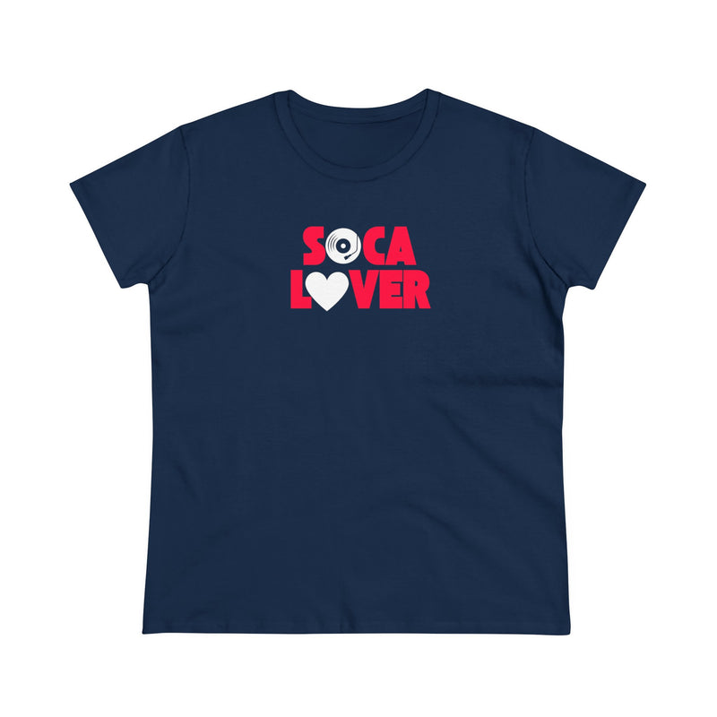 SOCA LOVER RECORD Women' Cotton Tee