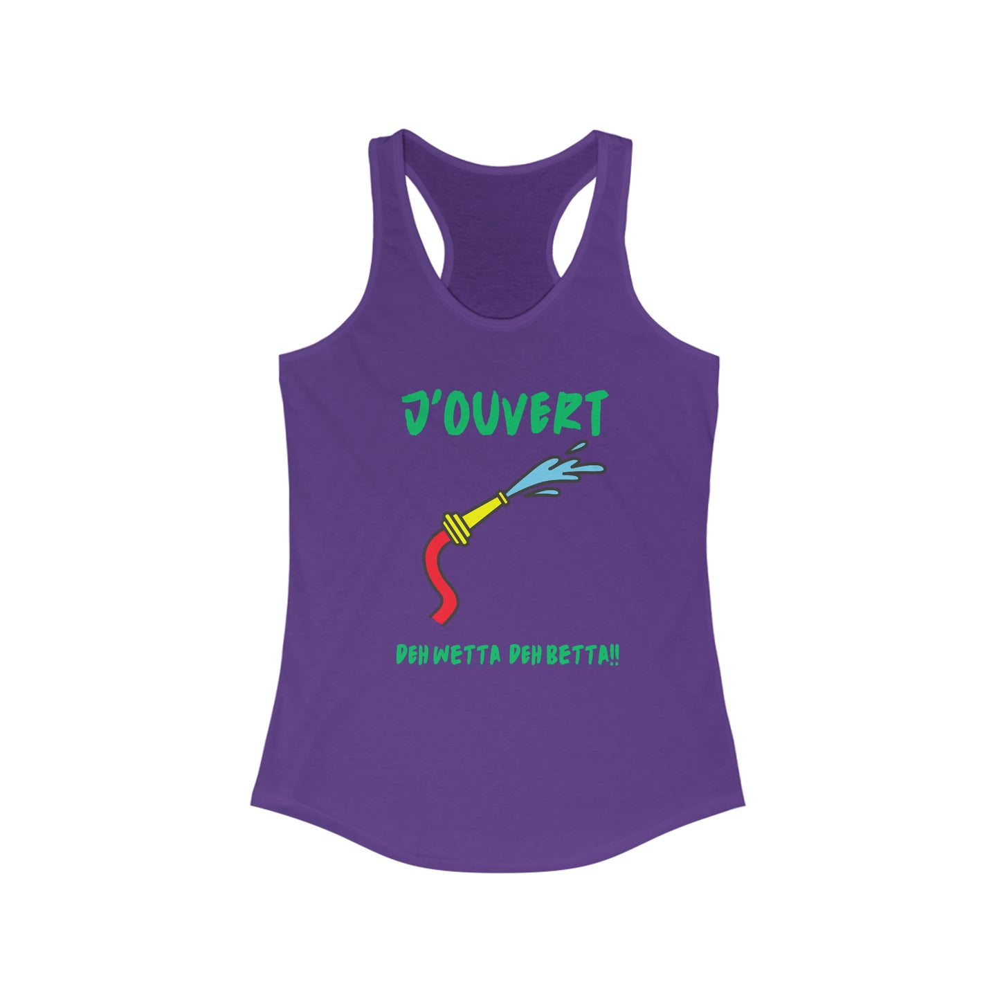 J'OUVERT DEH WETTA Women's Tank