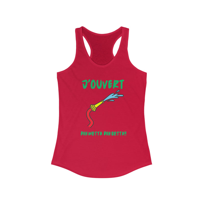 J'OUVERT DEH WETTA Women's Tank