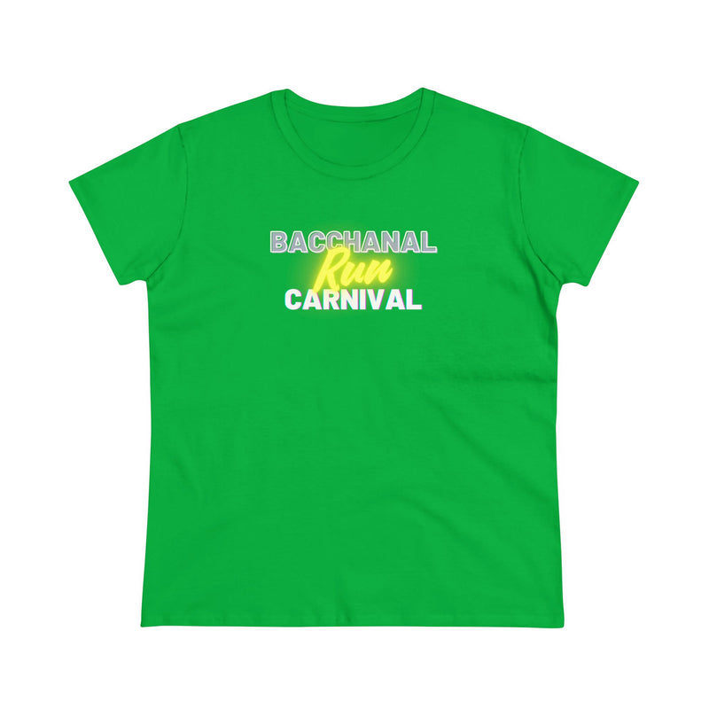 BACCHANAL RUN CARNIVAL Women's Cotton Tee