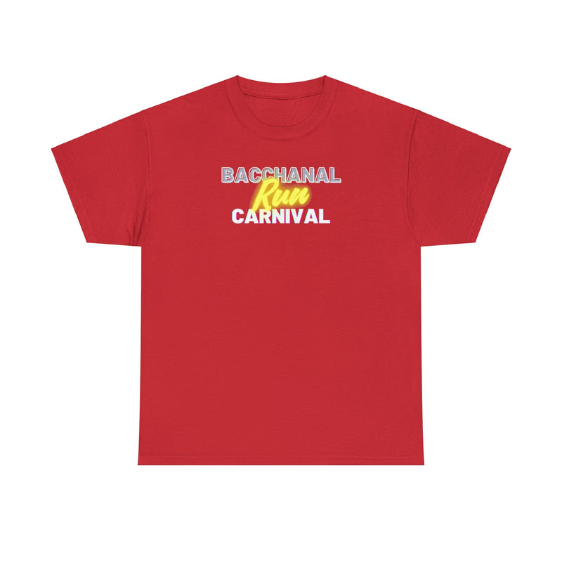 BACCHANAL RUN CARNIVAL Unisex Cotton Tee