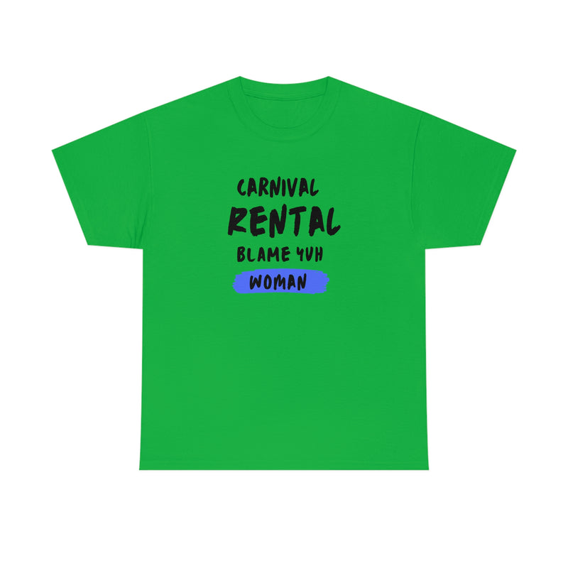 CARNIVAL RENTAL WOMAN Unisex  Cotton Tee