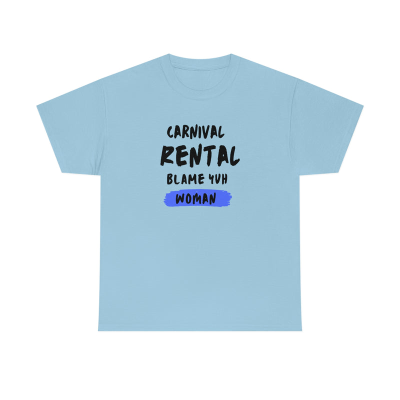 CARNIVAL RENTAL WOMAN Unisex  Cotton Tee