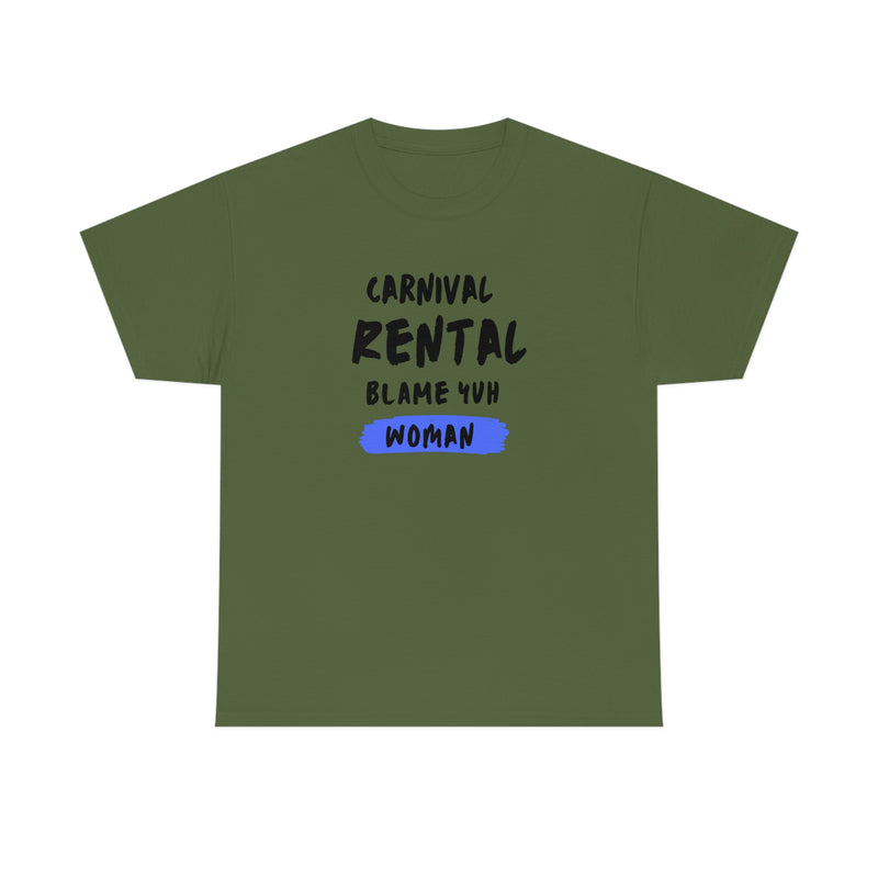 CARNIVAL RENTAL WOMAN Unisex  Cotton Tee