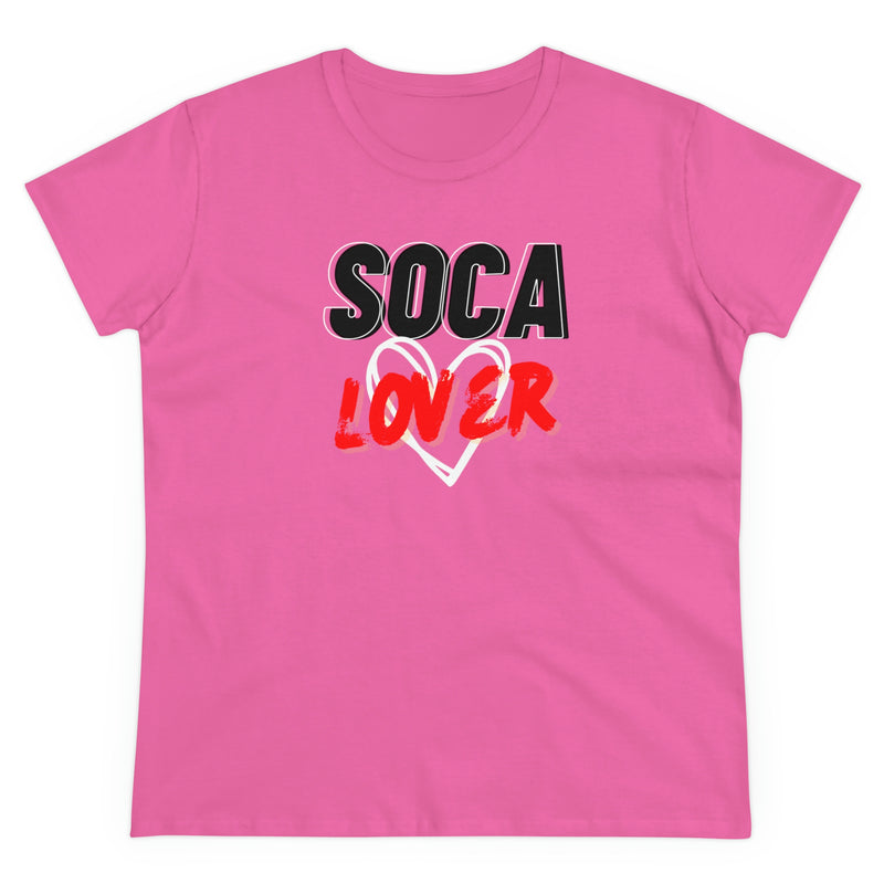 SOCA LOVER WITH HEART Women's Cotton Tee