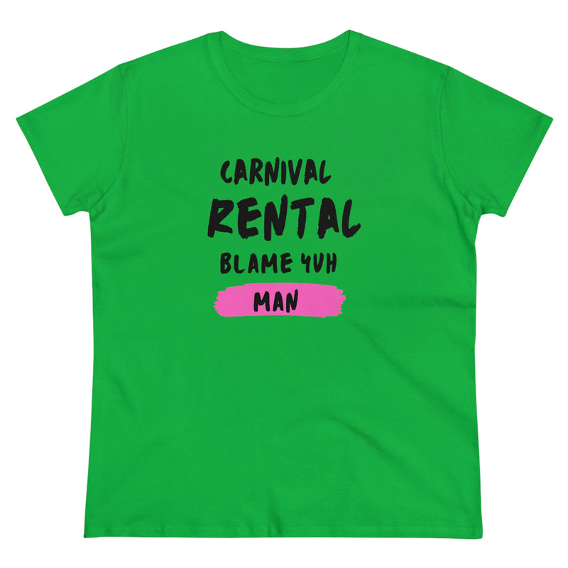 CARNIVAL RENTAL Women's Cotton Tee