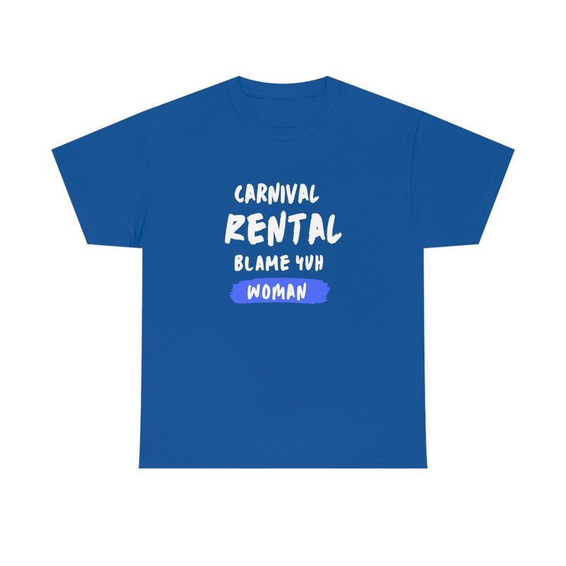 CARNIVAL RENTAL WOMAN Unisex Cotton Tee