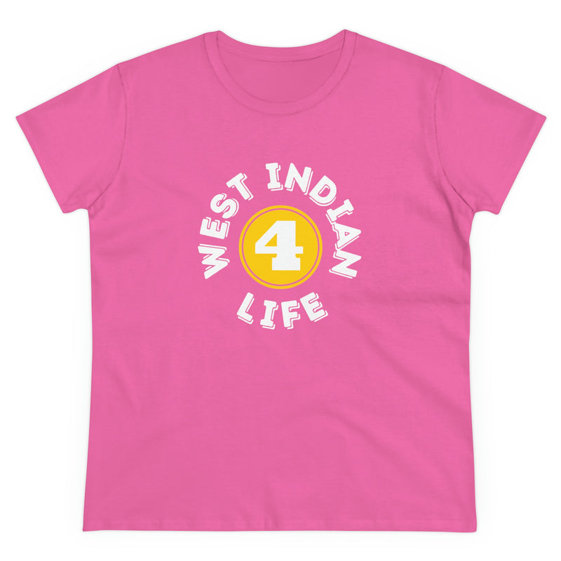 WEST INDIAN 4 LIFE Women's Cotton Tee