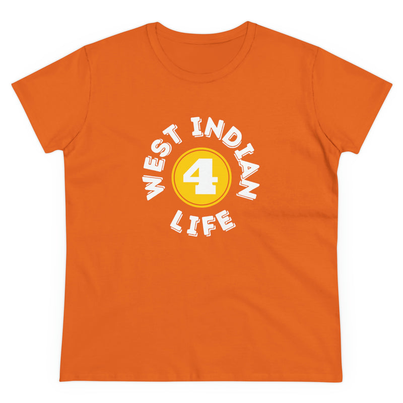 WEST INDIAN 4 LIFE Women's Cotton Tee