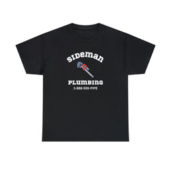 SIDEMAN PLUMBING Unisex Cotton Tee