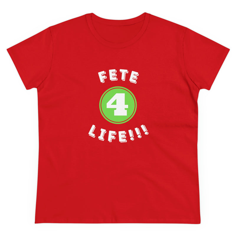 FETE 4 LIFE Women's  Cotton Tee