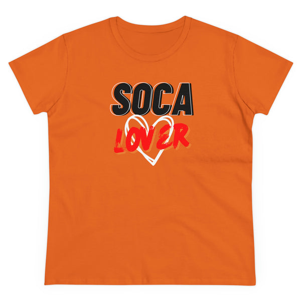 SOCA LOVER WITH HEART Women's Cotton Tee