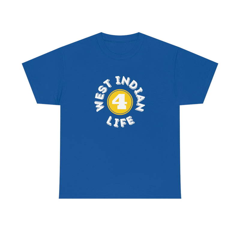 WEST INDIAN 4 LIFE  Unisex  Cotton Tee