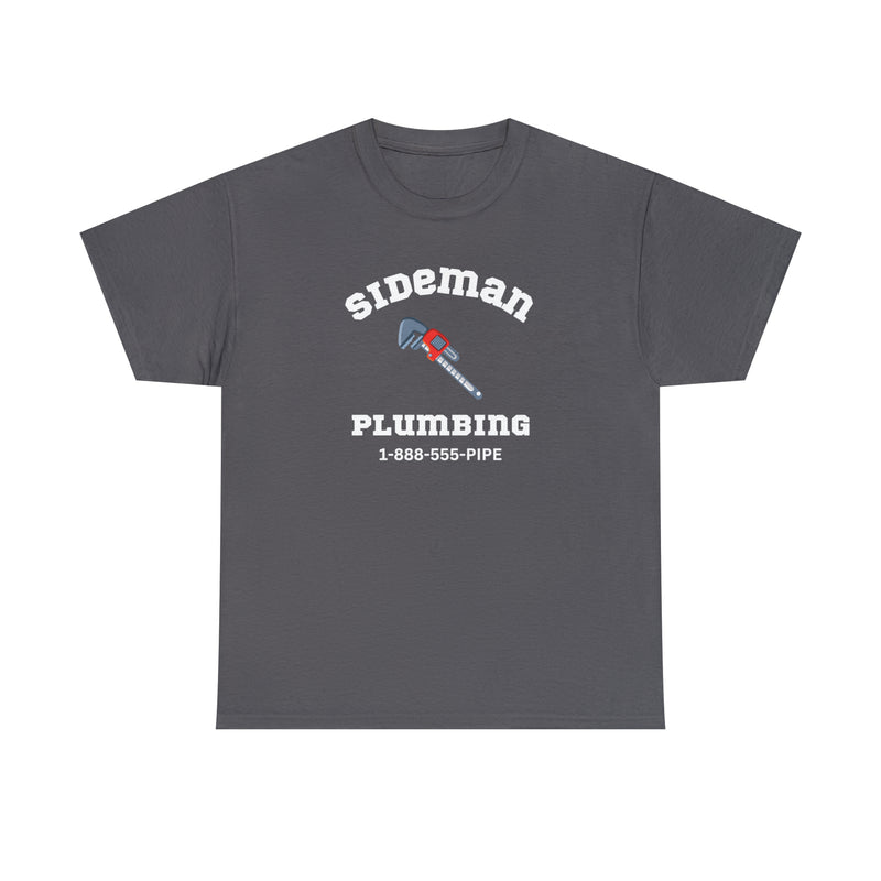 SIDEMAN PLUMBING Unisex Cotton Tee