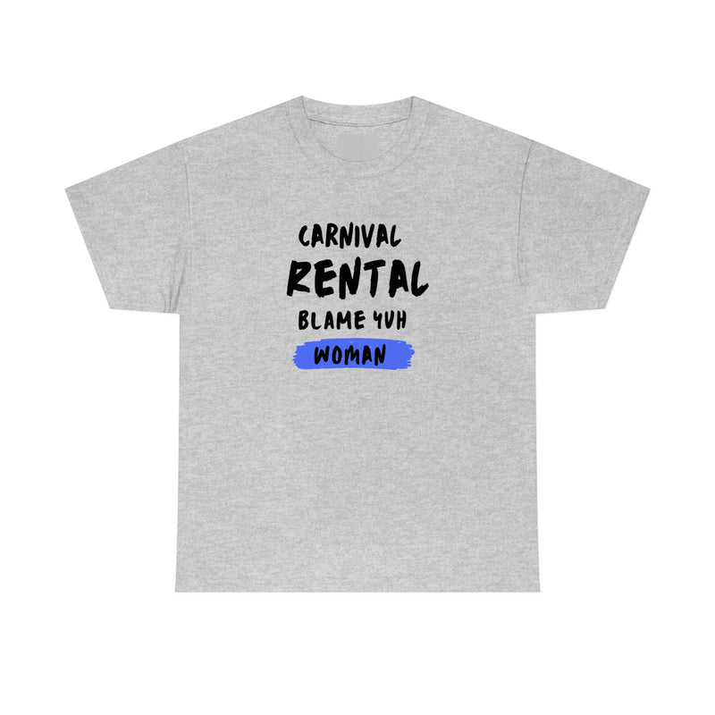 CARNIVAL RENTAL WOMAN Unisex  Cotton Tee