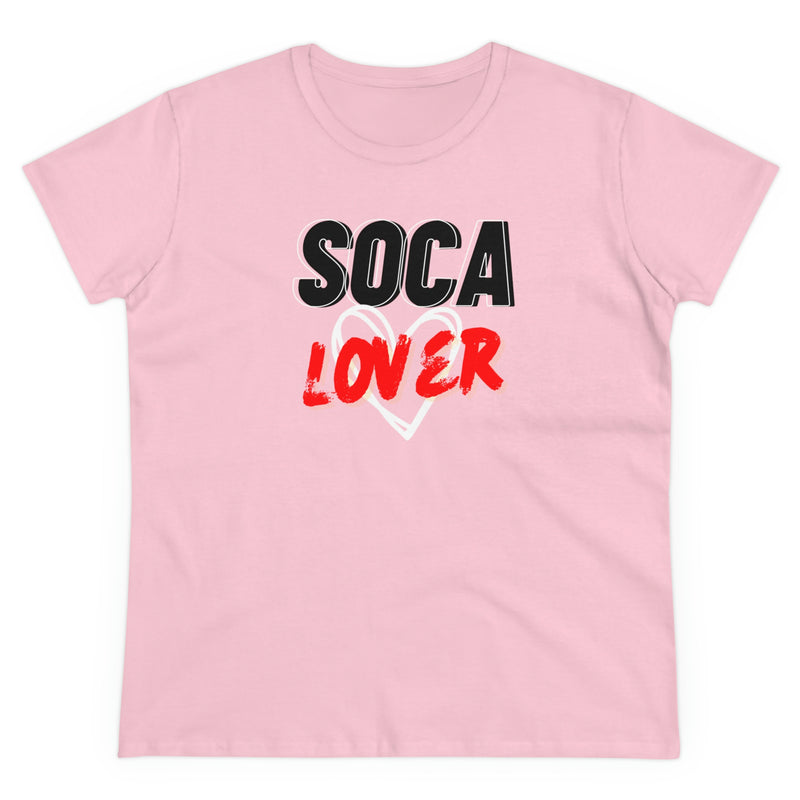 SOCA LOVER WITH HEART Women's Cotton Tee