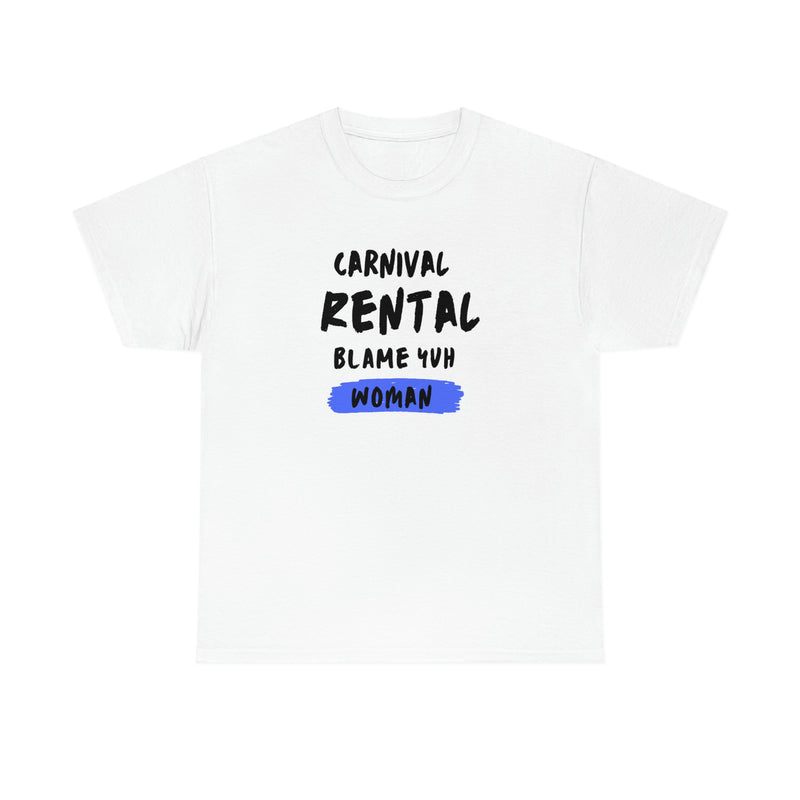 CARNIVAL RENTAL WOMAN Unisex  Cotton Tee