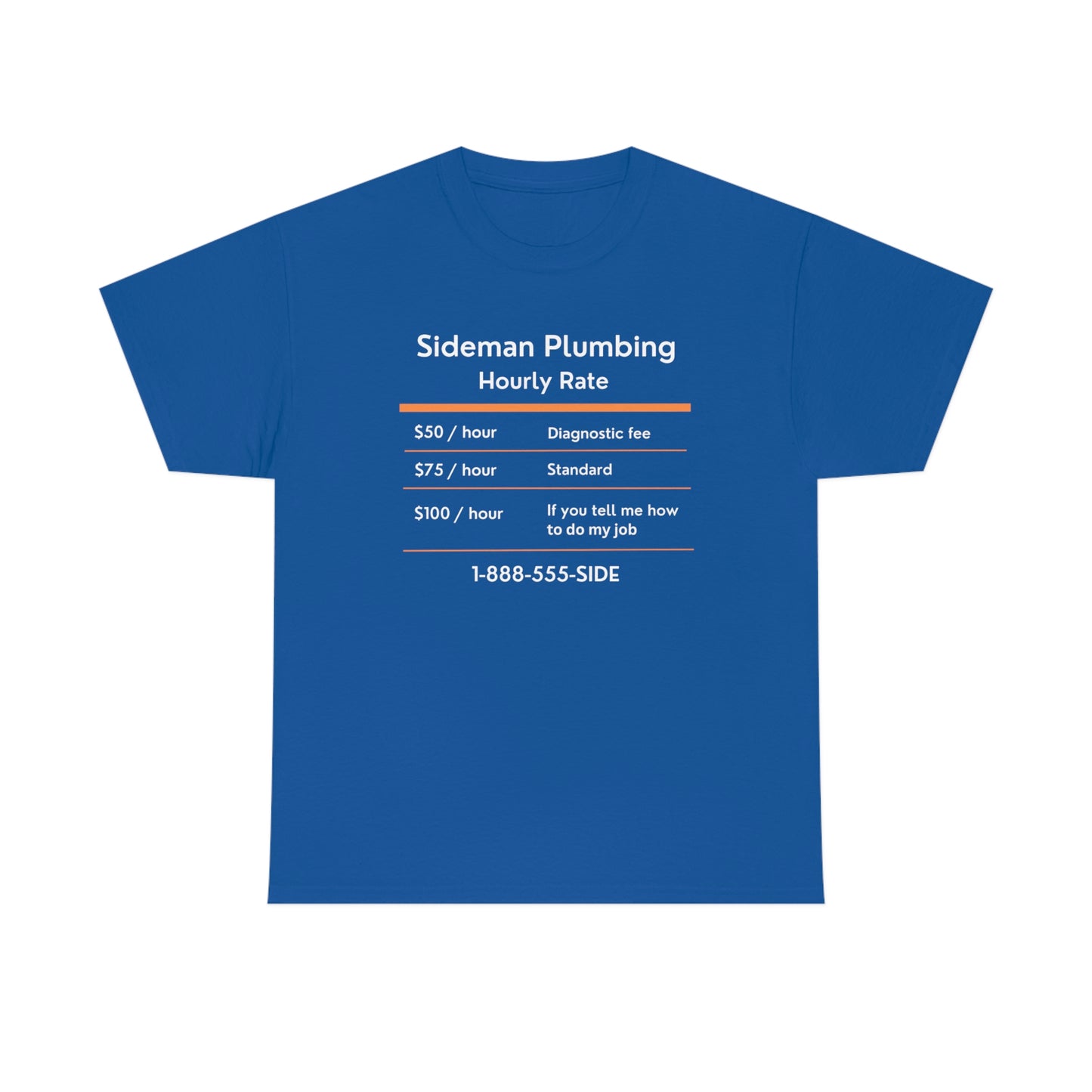 SIDEMAN RATE Unisex Cotton Tee