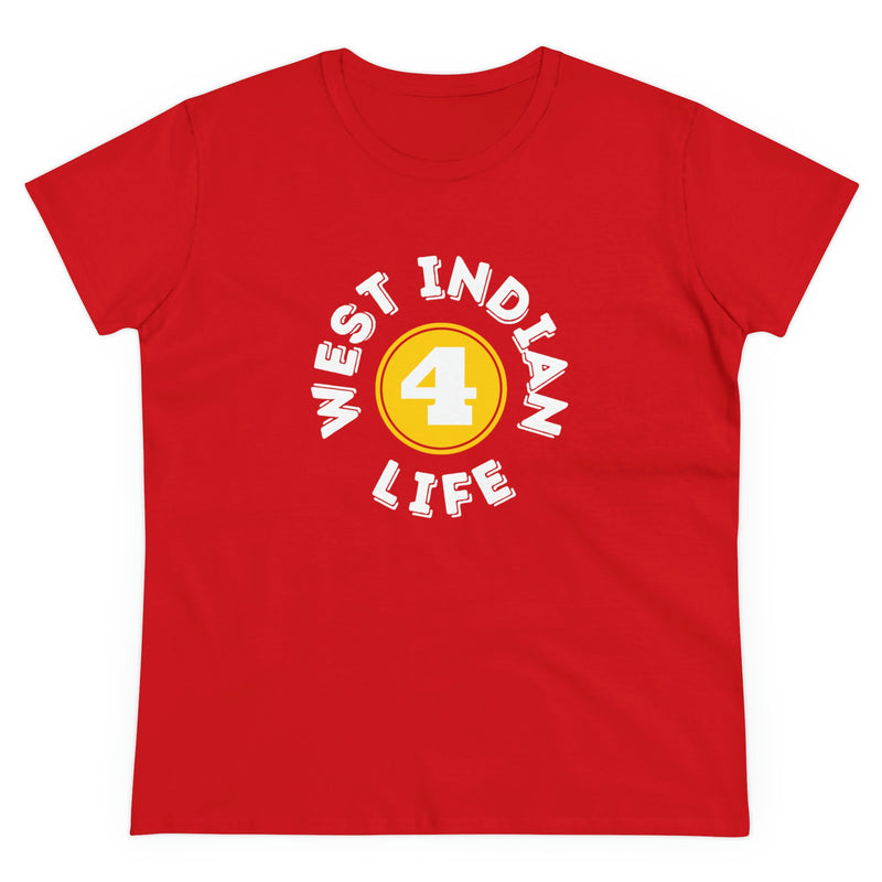 WEST INDIAN 4 LIFE Women's Cotton Tee