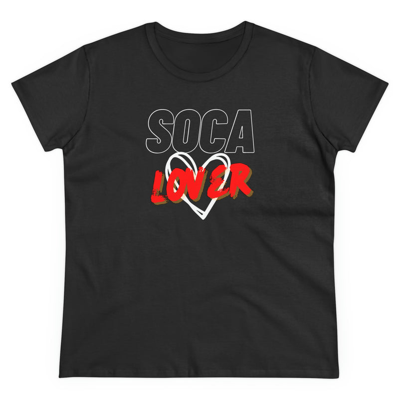 SOCA LOVER WITH HEART Women's Cotton Tee