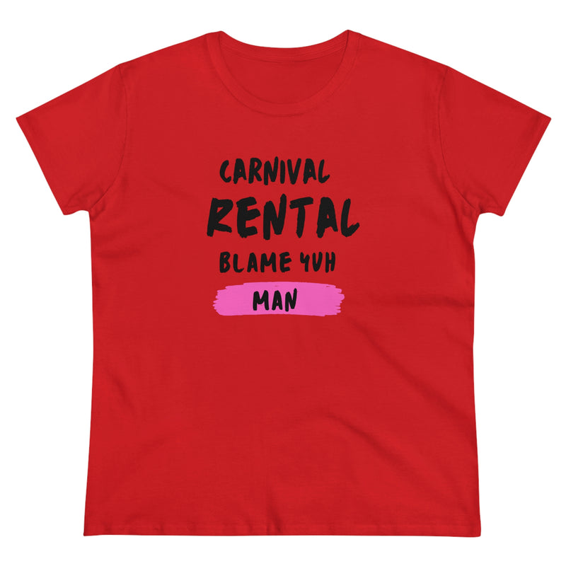 CARNIVAL RENTAL Women's Cotton Tee