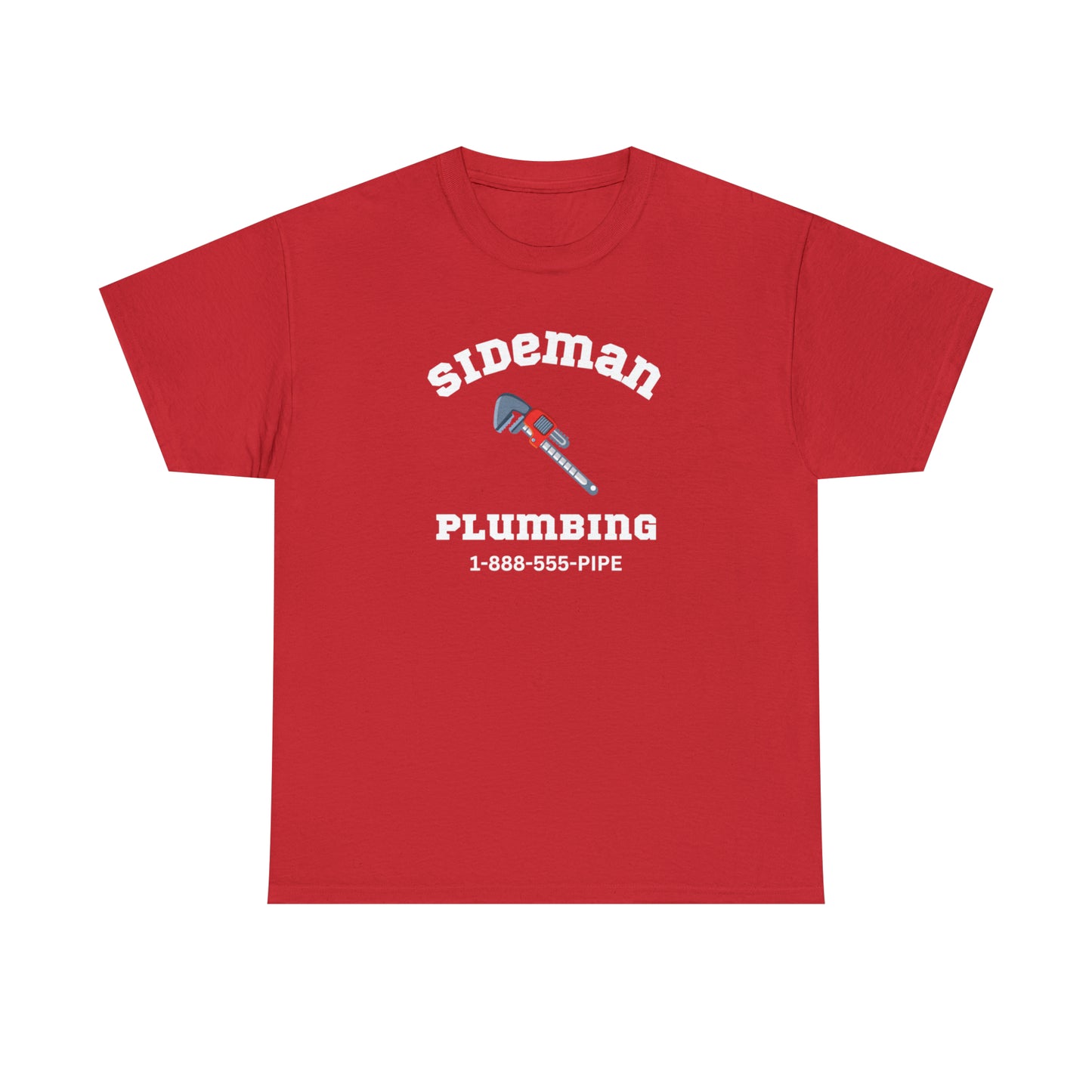 SIDEMAN PLUMBING Unisex Cotton Tee
