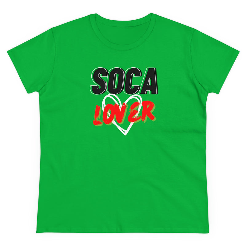 SOCA LOVER WITH HEART Women's Cotton Tee