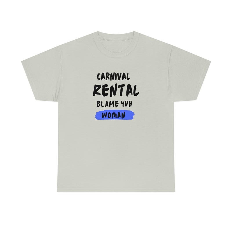 CARNIVAL RENTAL WOMAN Unisex  Cotton Tee